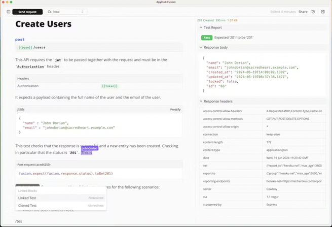 Fusion: A modern API Client: Build, Test, Document and Collaborate on APIs. - Imagem 2 Fusion: A modern API Client: Build, Test, Document and Collaborate on APIs. - Imagem 2