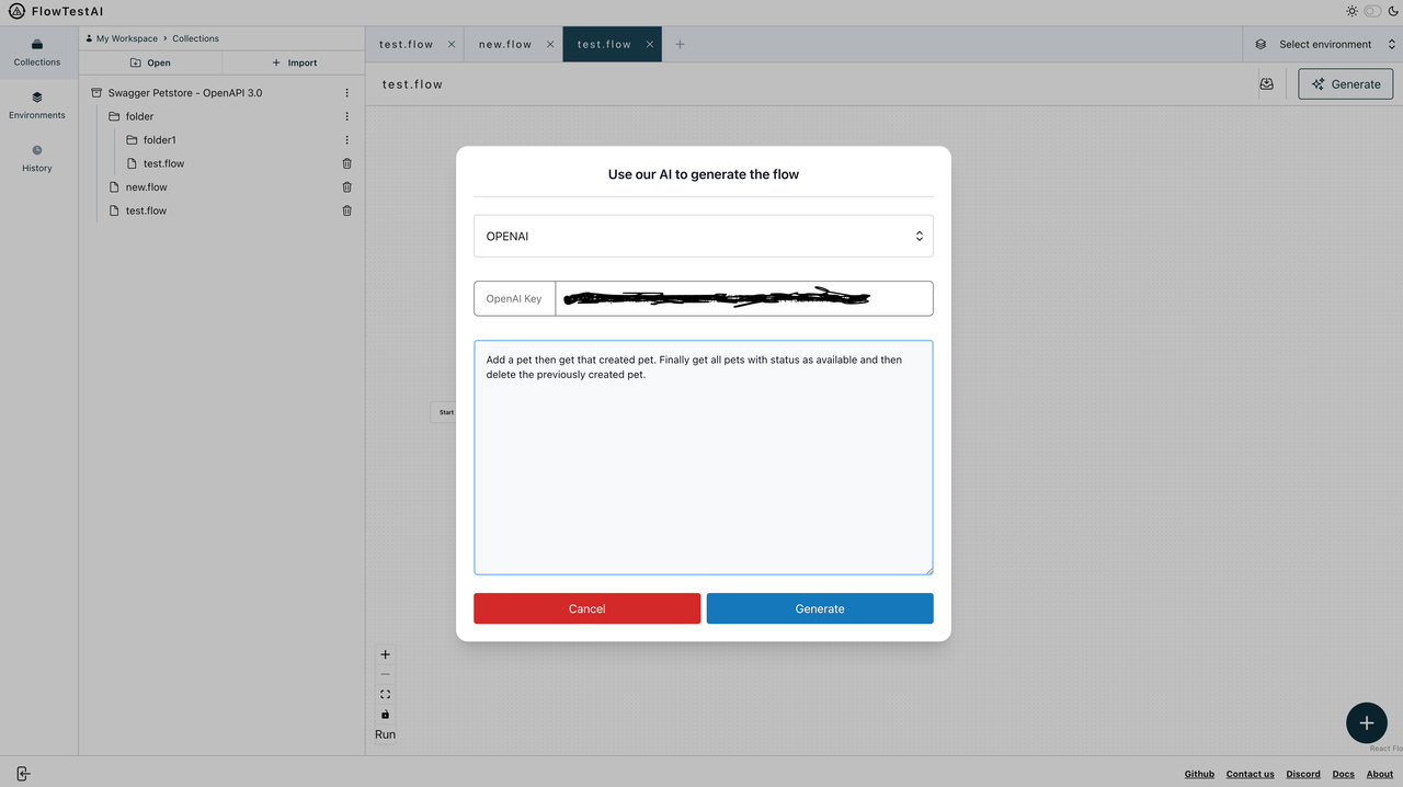 FlowTestAI - Imagem 3 FlowTestAI - Imagem 3