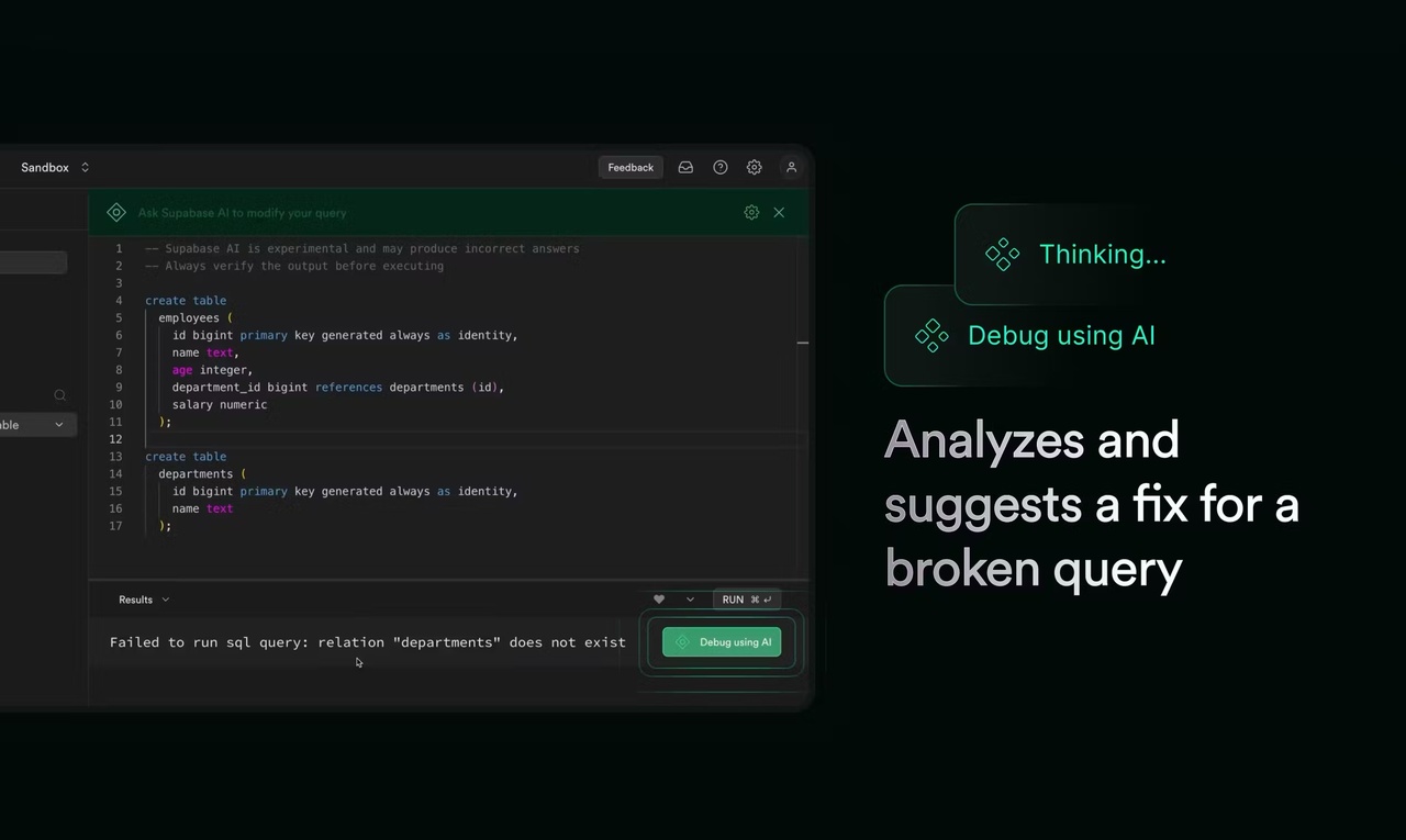 AI SQL Editor by Supabase - Imagem 2