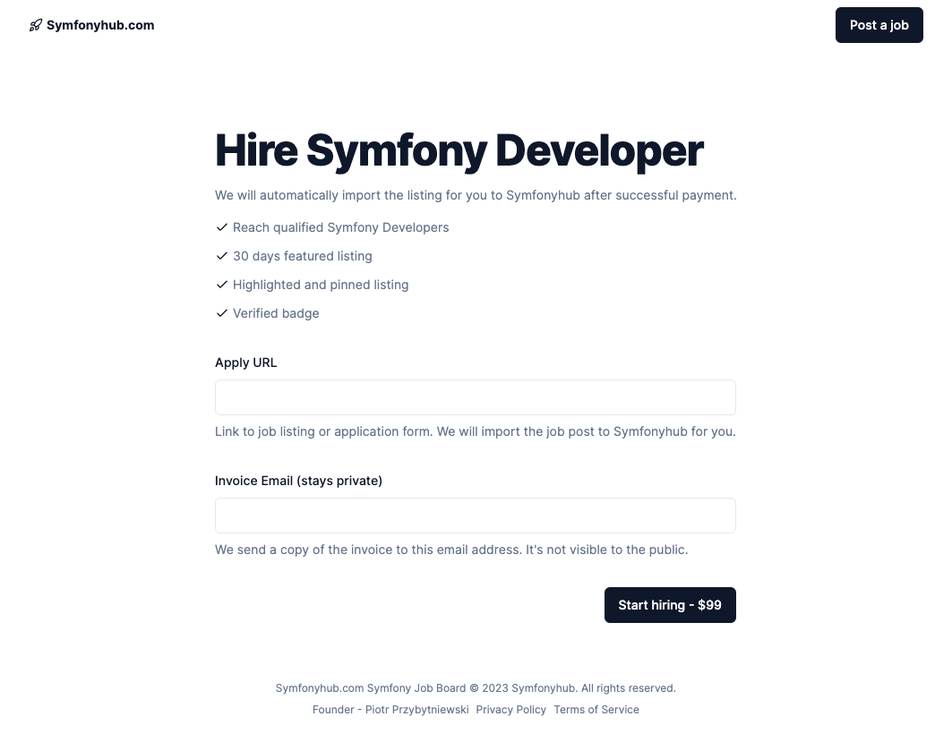 Symfony Job Board - Imagem 2 Symfony Job Board - Imagem 2