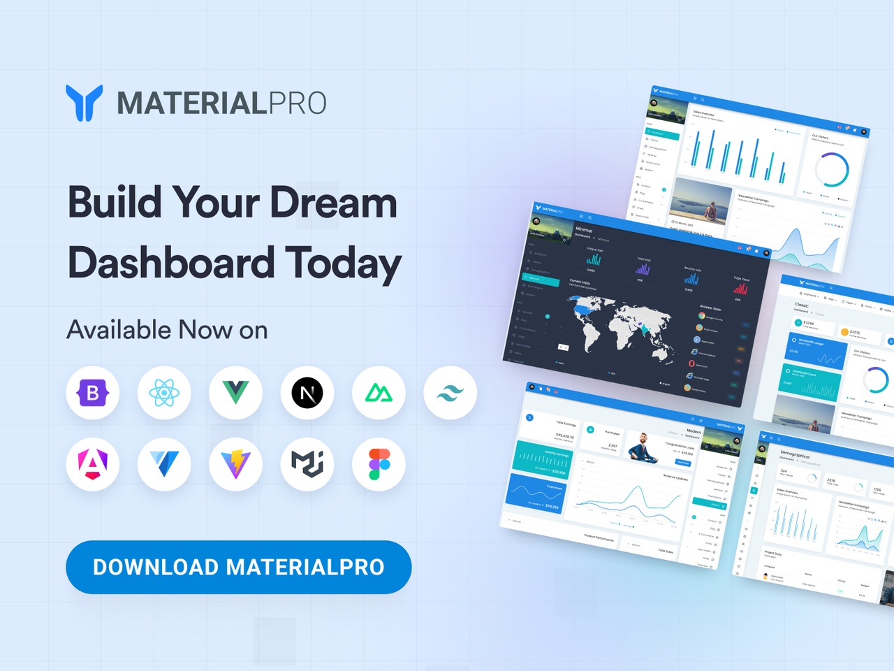 Tailwind Admin Dashboard Templates - Imagem 2 Tailwind Admin Dashboard Templates - Imagem 2