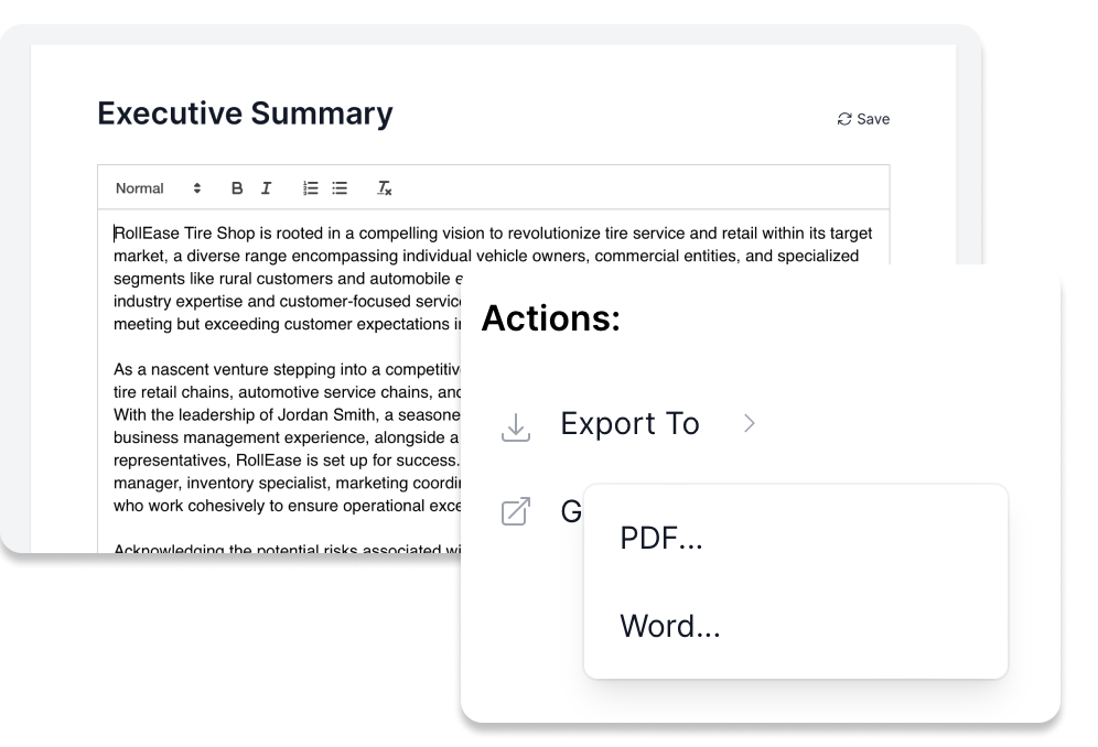 BizPlanner AI - Imagem 4 BizPlanner AI - Imagem 4