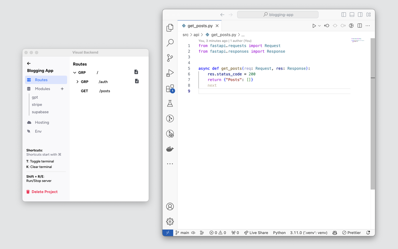 Visual Backend - Imagem 2