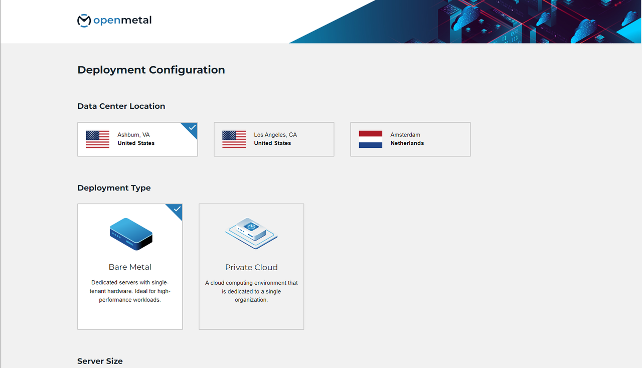 OpenMetal On-Demand Cloud IaaS - Imagem 2 OpenMetal On-Demand Cloud IaaS - Imagem 2