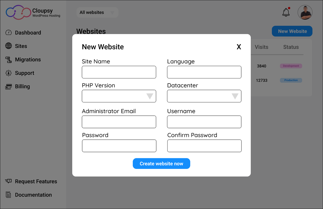 Cloupsy WordPress Cloud - Imagem 2