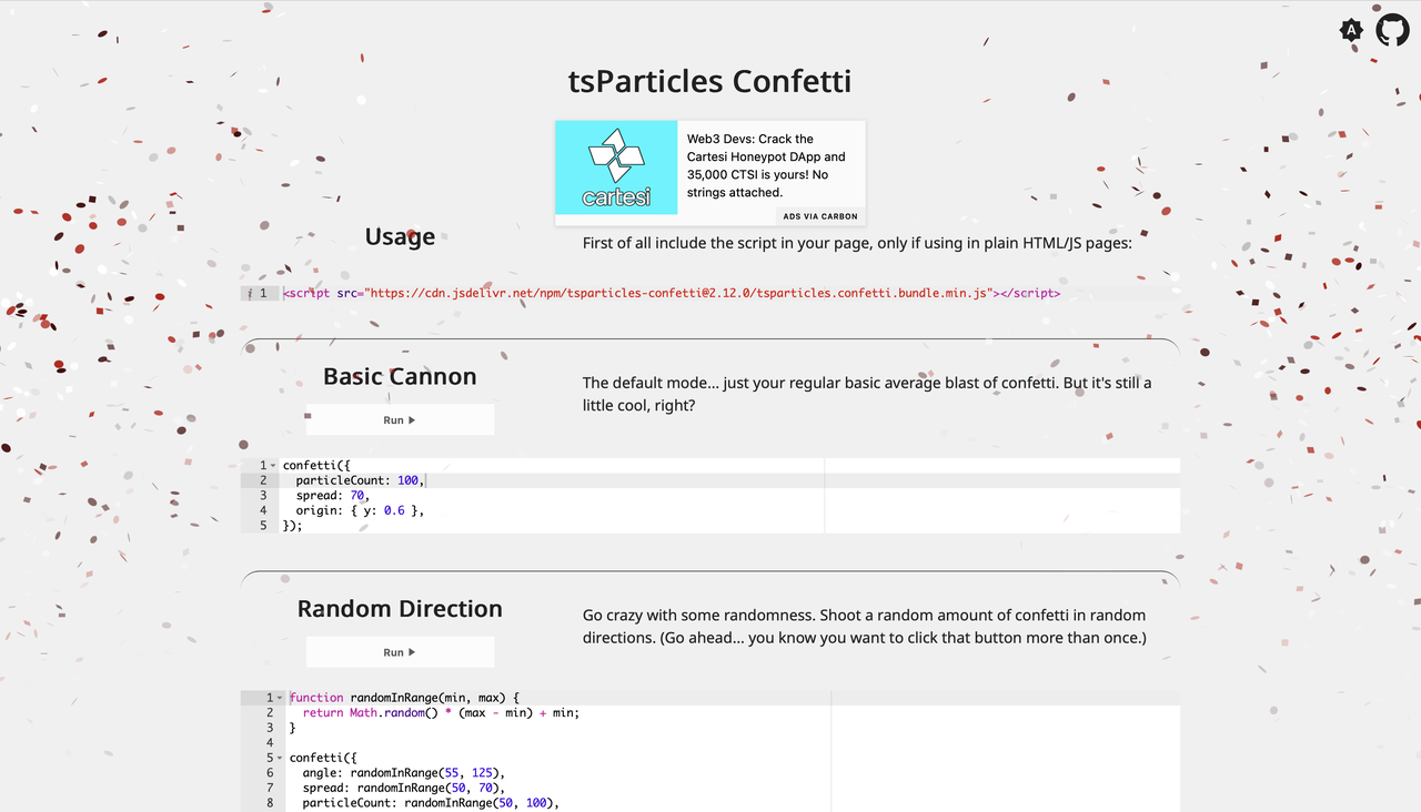 tsParticles Confetti - Imagem 2 tsParticles Confetti - Imagem 2