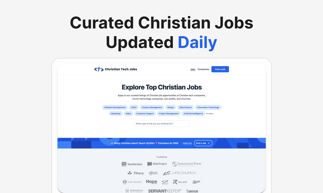 Christian Tech Jobs