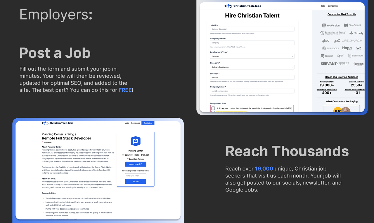 Christian Tech Jobs - Imagem 2 Christian Tech Jobs - Imagem 2