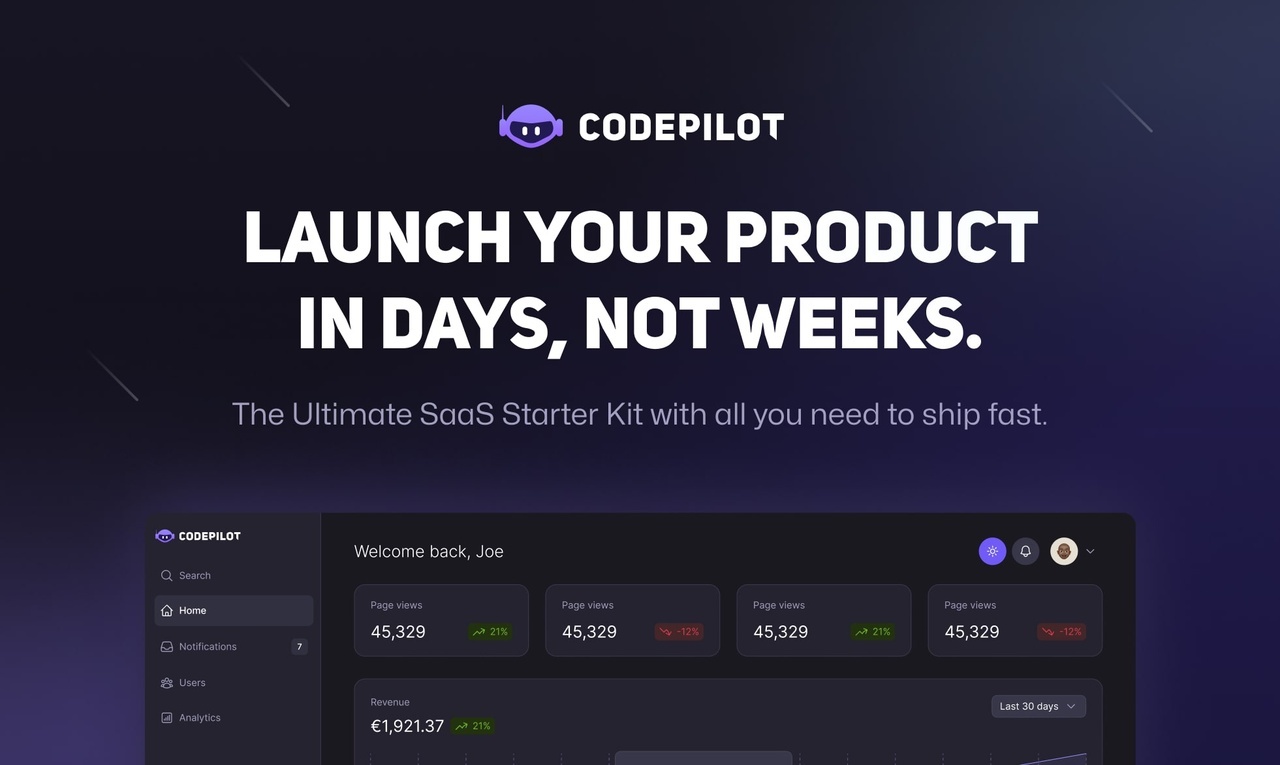 Codepilot - The Ultimate SaaS Starter Kit - Imagem 2 Codepilot - The Ultimate SaaS Starter Kit - Imagem 2