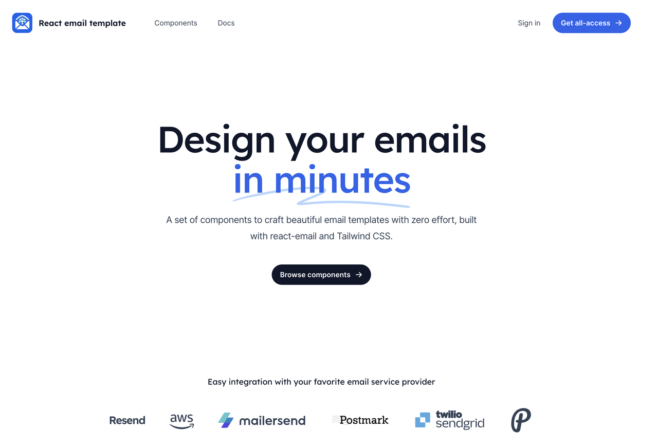 React email template - Imagem 1 React email template - Imagem 1