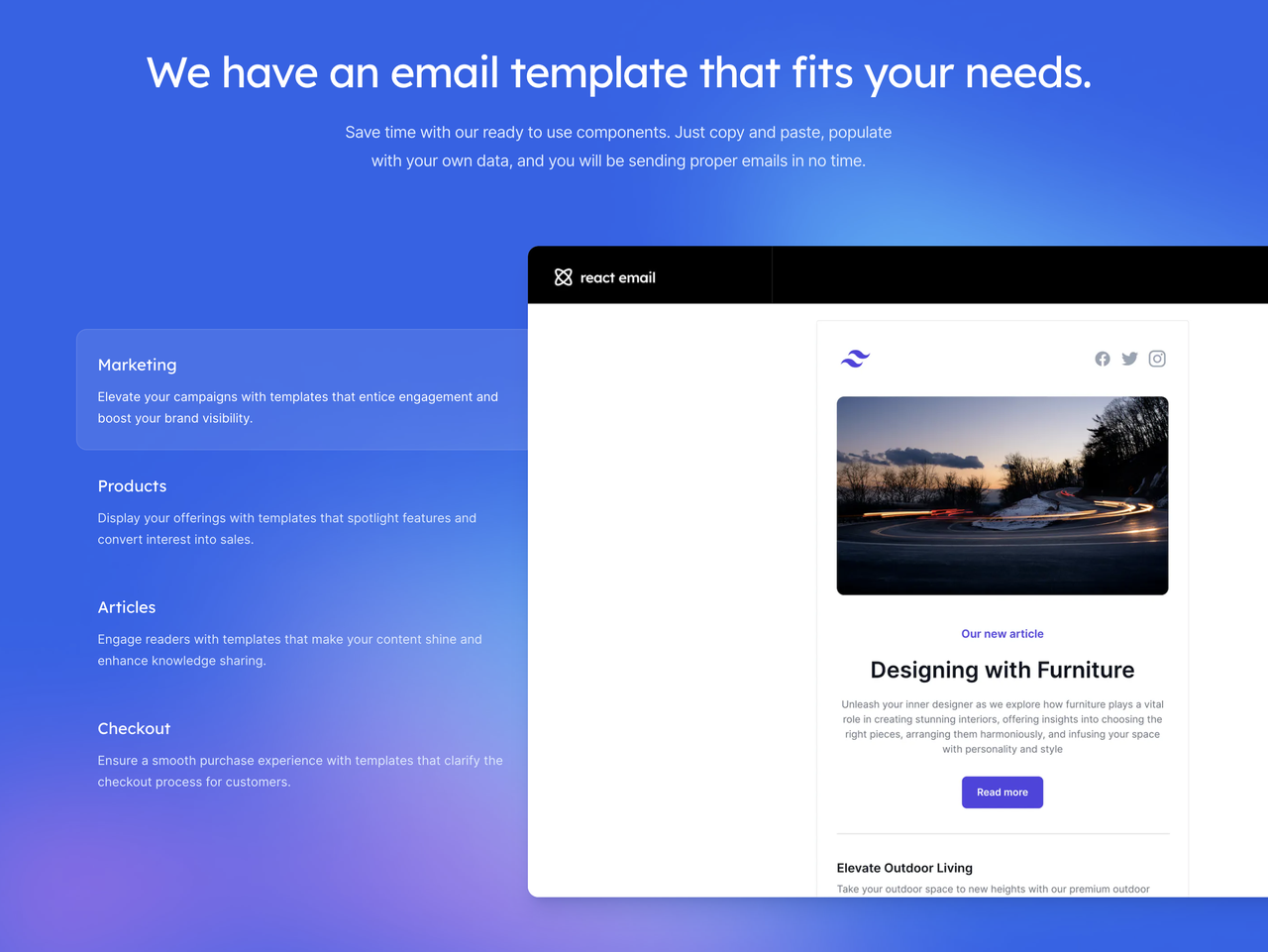 React email template - Imagem 2 React email template - Imagem 2