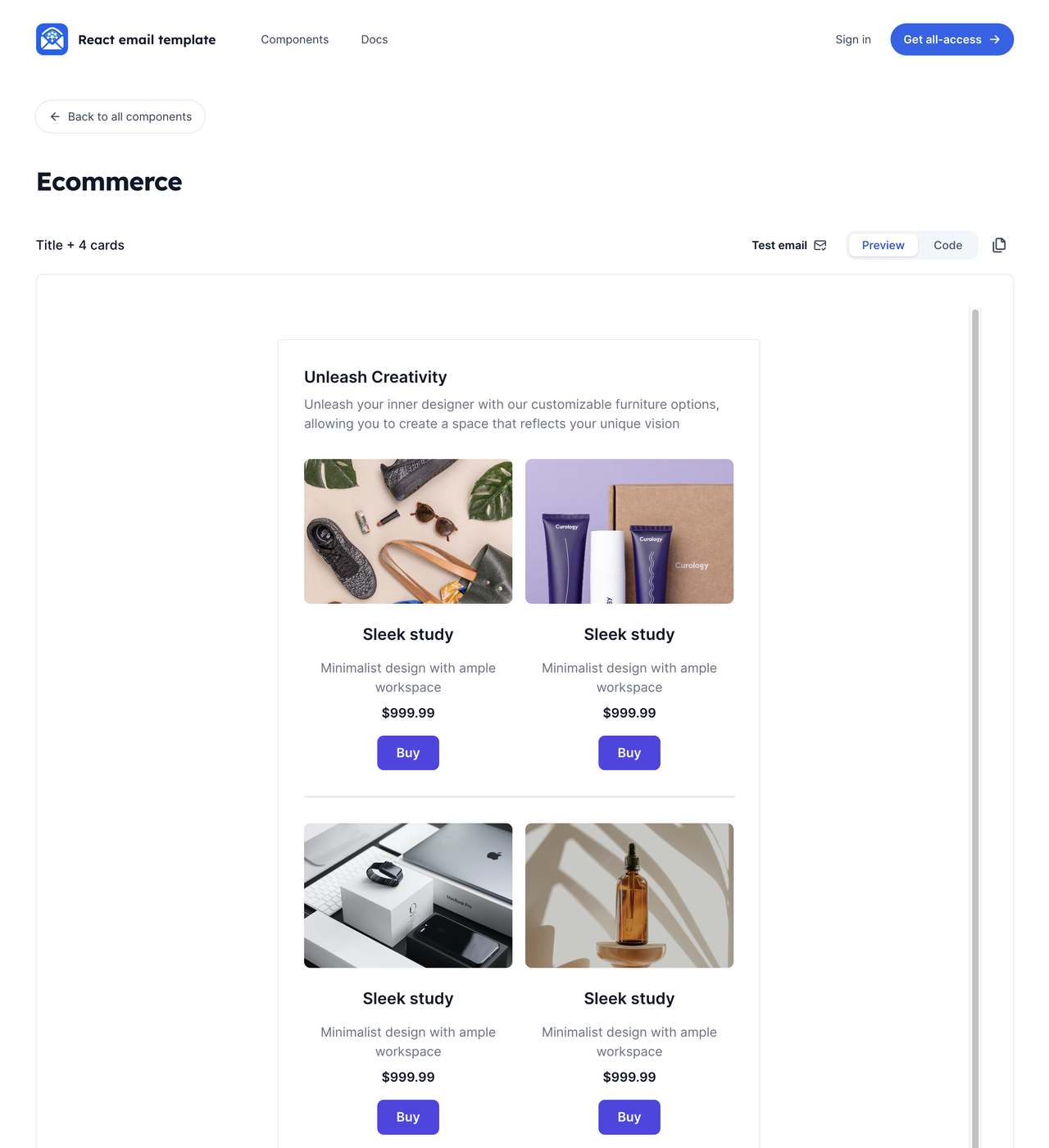 React email template - Imagem 3 React email template - Imagem 3