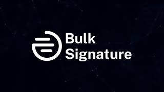 BulkSignature - Imagem 1 BulkSignature - Imagem 1