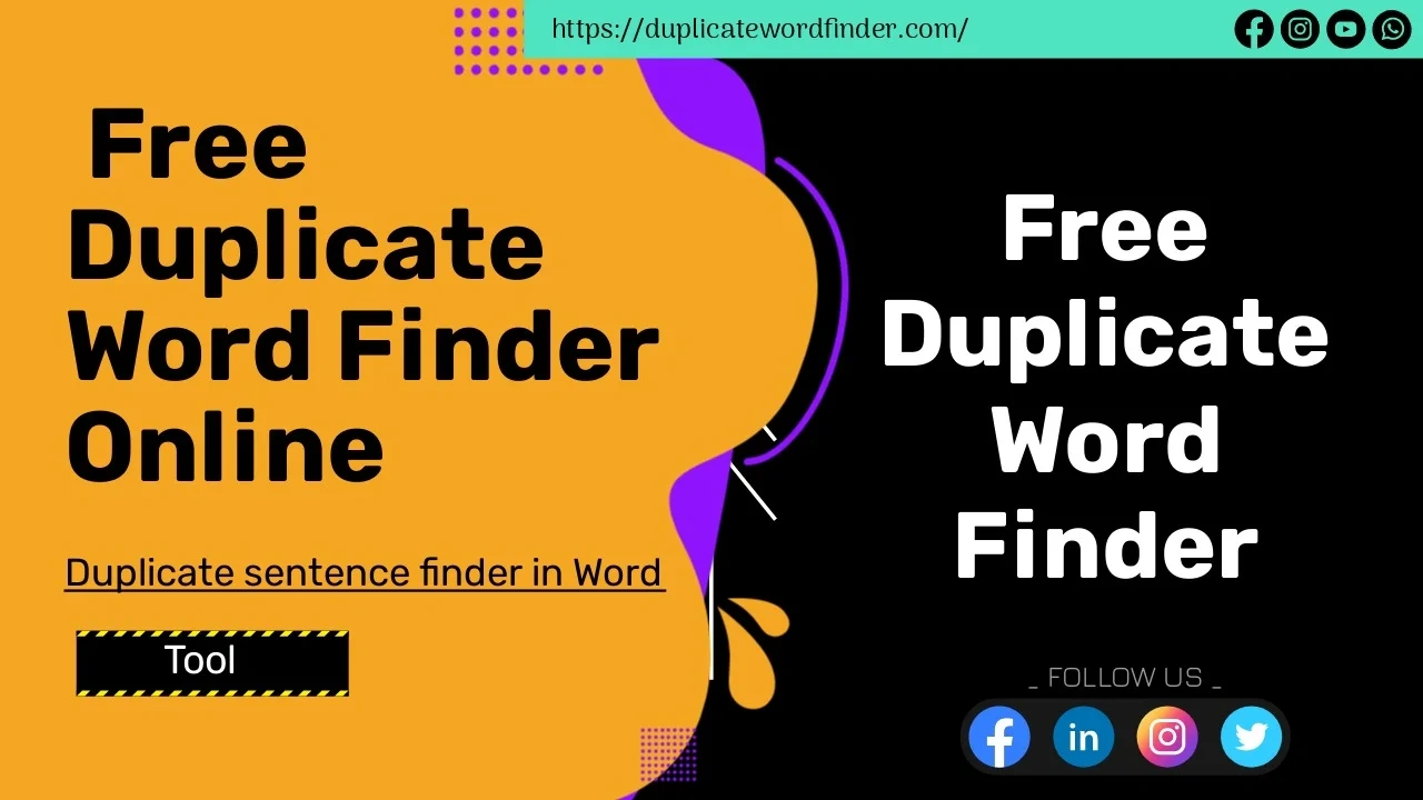 Duplicate Word Finder online tool - Imagem 4 Duplicate Word Finder online tool - Imagem 4