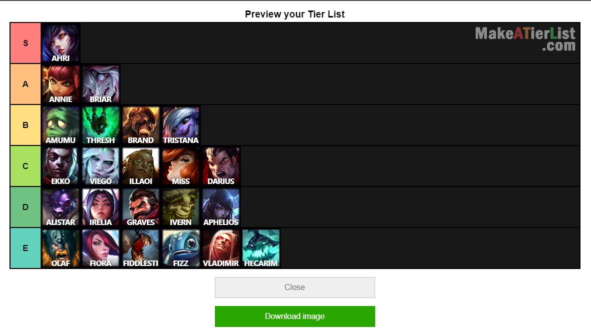 MakeaTierList - Imagem 4 MakeaTierList - Imagem 4