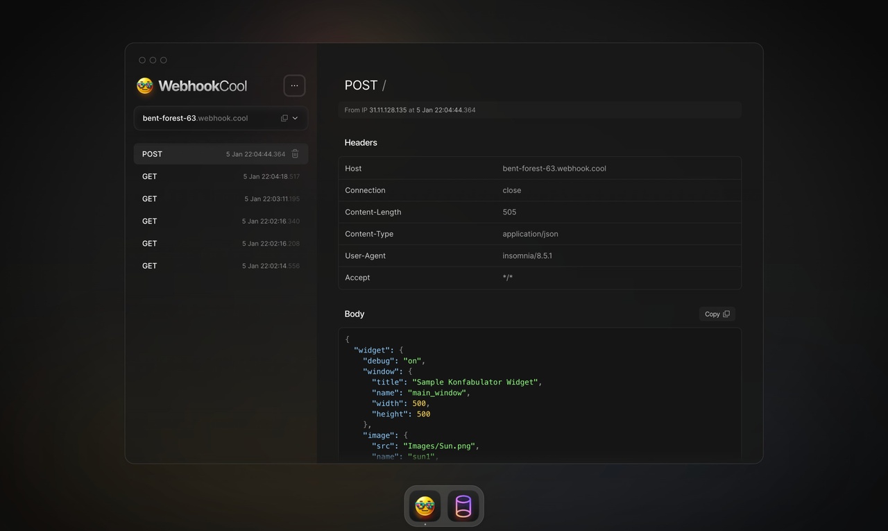 Webhook.cool - Imagem 3 Webhook.cool - Imagem 3