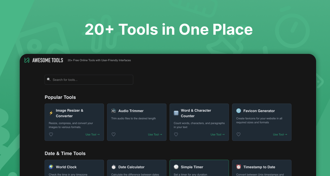 Awesome Tools - Imagem 2 Awesome Tools - Imagem 2