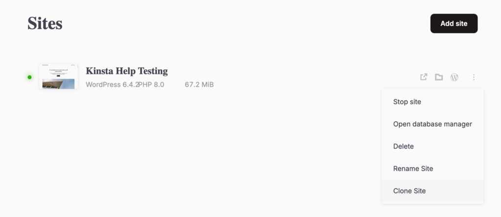 DevKinsta - Imagem 3 DevKinsta - Imagem 3