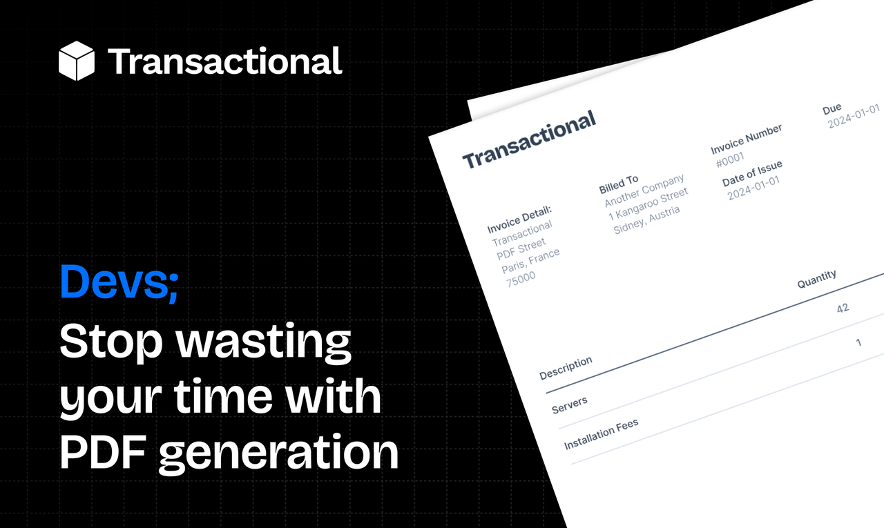 Transactional.dev - Imagem 1