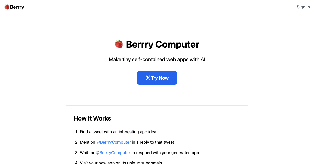 Berrry Computer - Imagem 2 Berrry Computer - Imagem 2