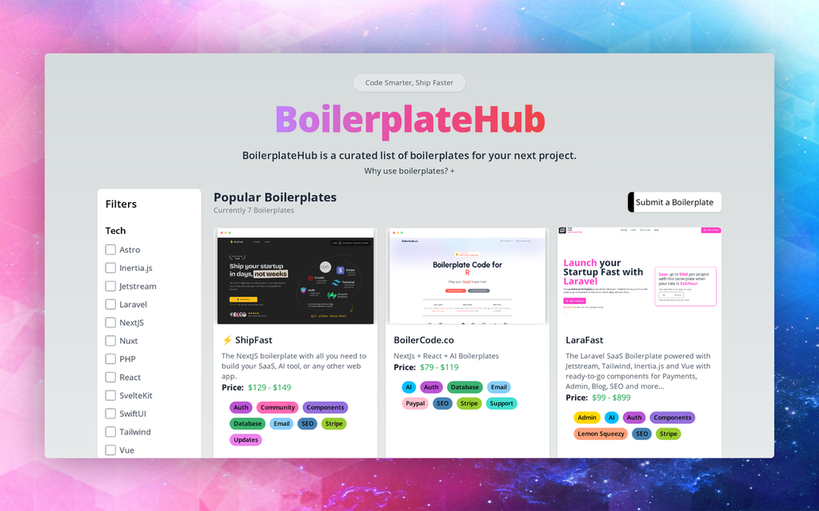 BoilerplateHub - Imagem 2 BoilerplateHub - Imagem 2