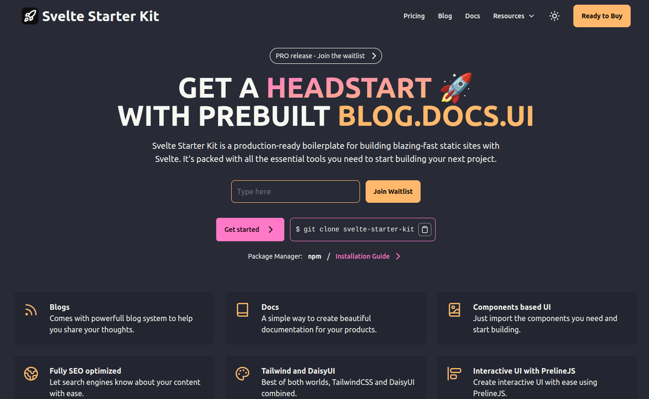 Svelte Starter Kit - Imagem 1 Svelte Starter Kit - Imagem 1