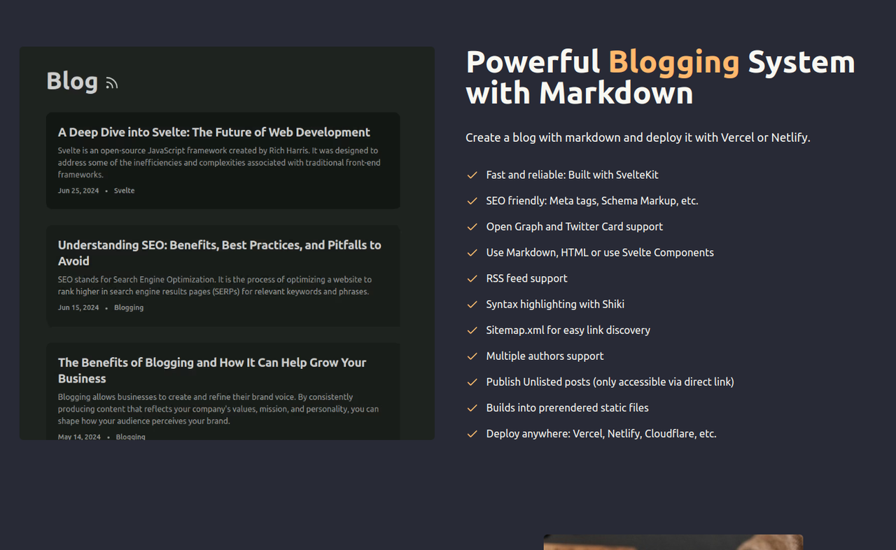 Svelte Starter Kit - Imagem 2 Svelte Starter Kit - Imagem 2