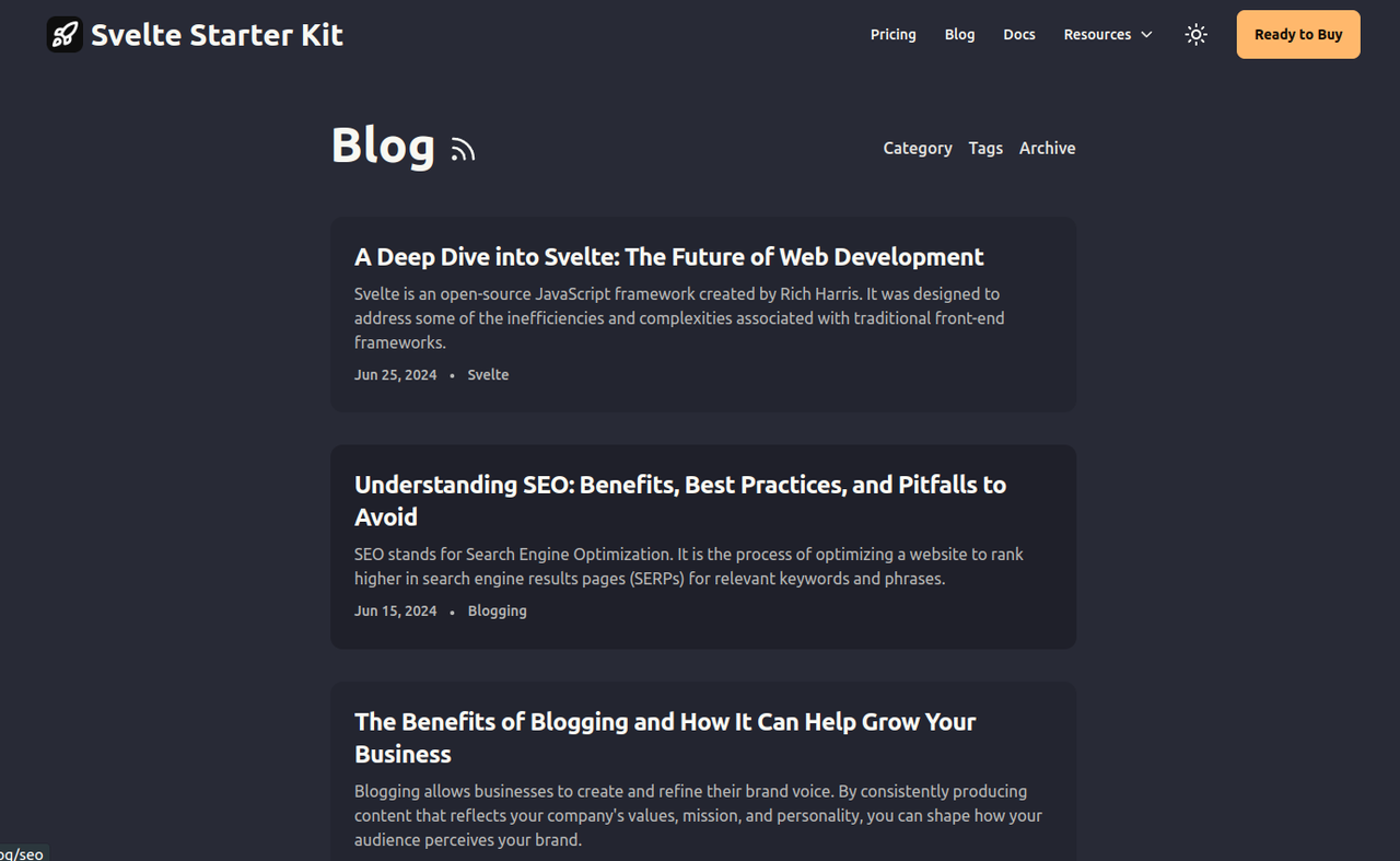 Svelte Starter Kit - Imagem 4 Svelte Starter Kit - Imagem 4