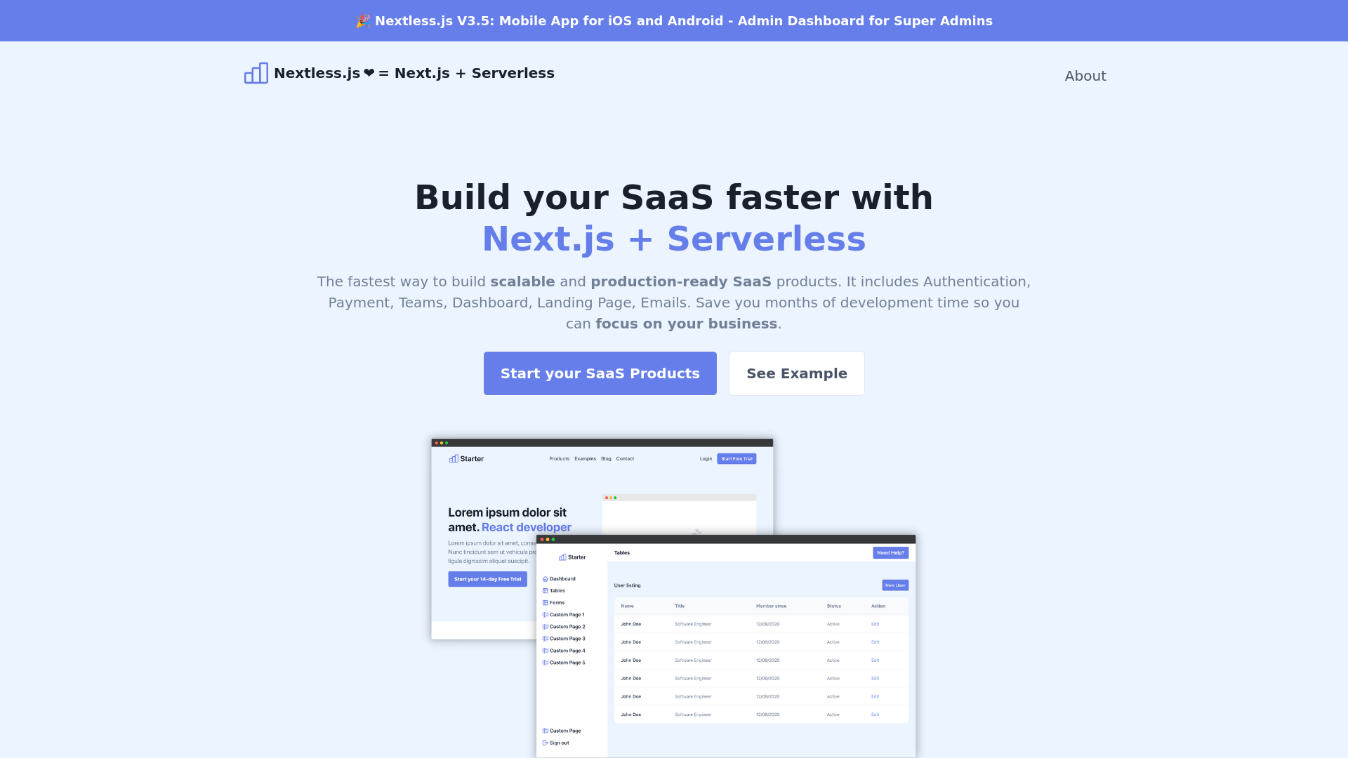 Nextless.js Nextless.js
