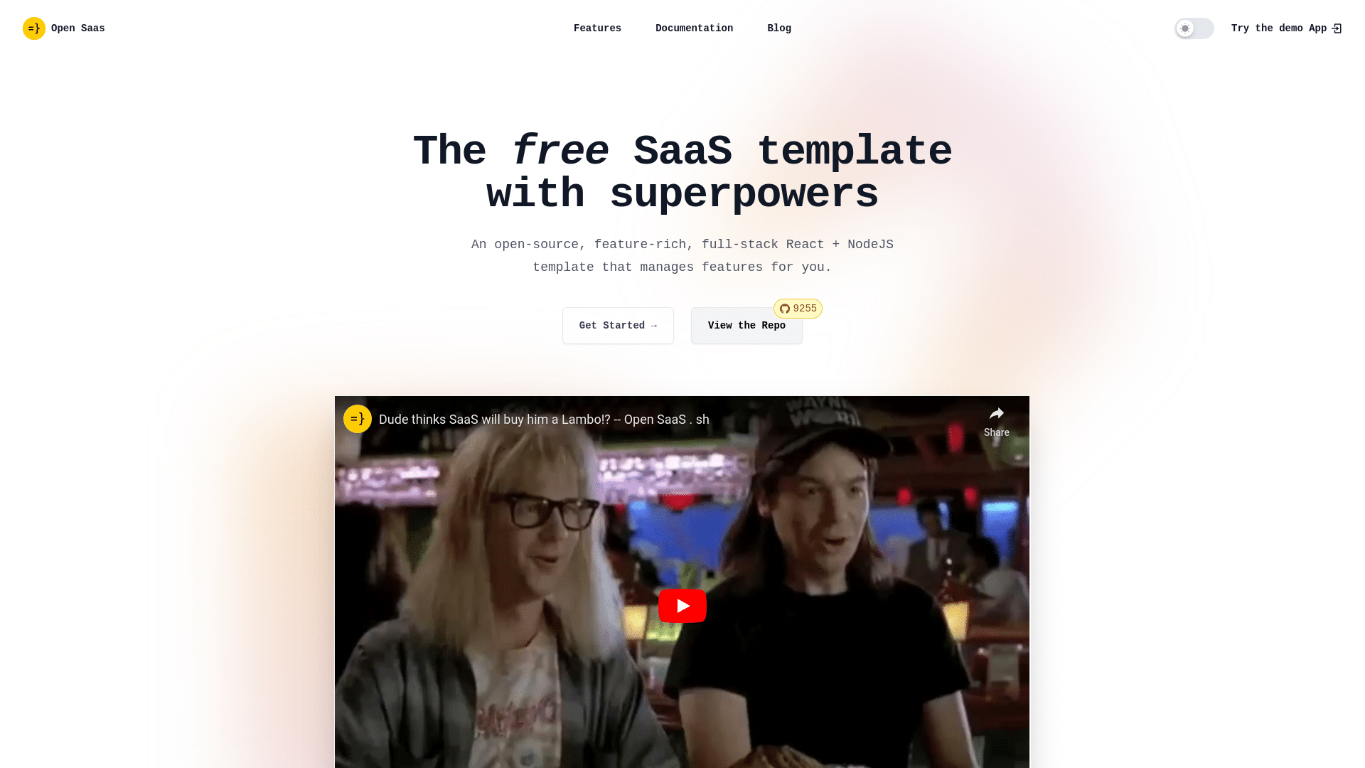 OpenSaaS OpenSaaS