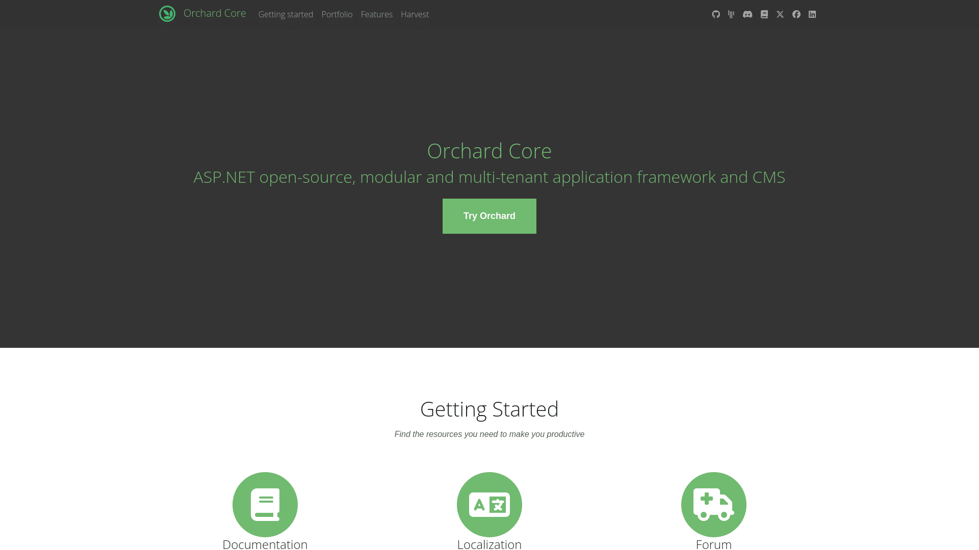 Orchard Core Orchard Core