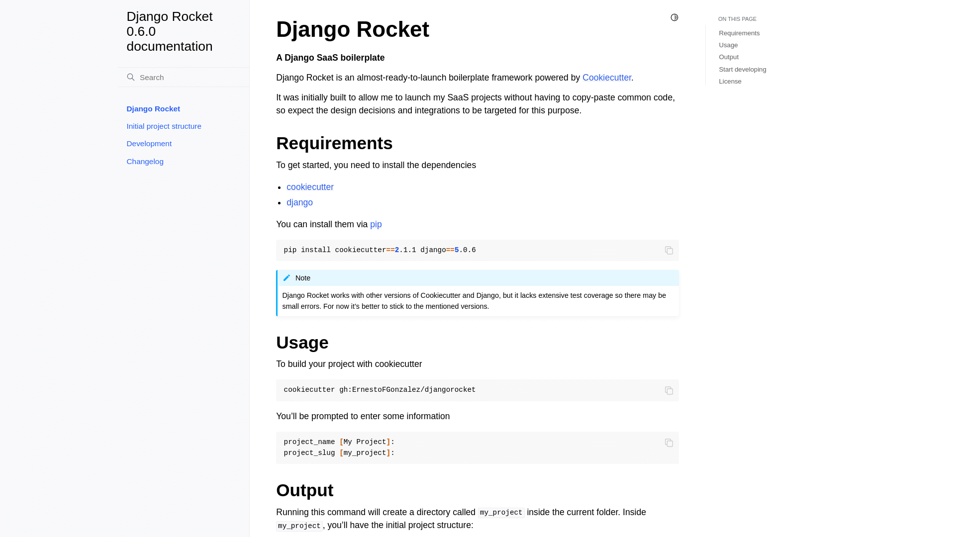 Django Rocket Django Rocket