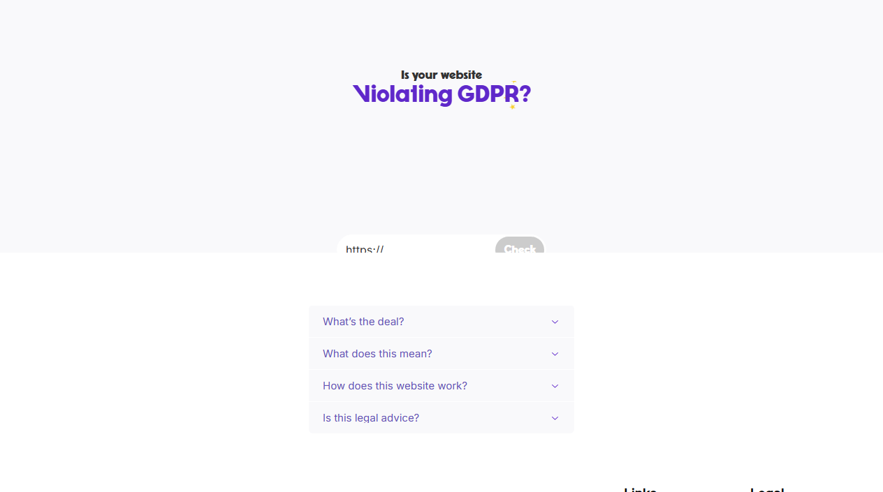 Violating GDPR