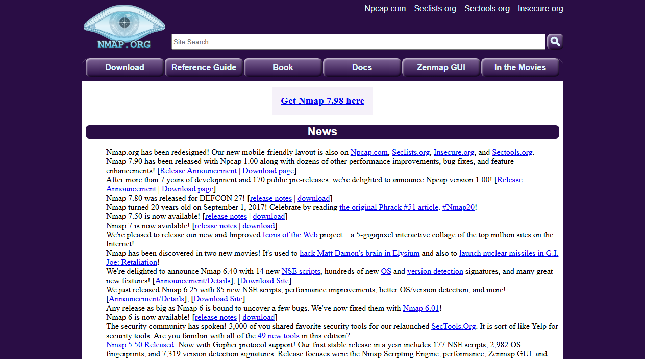 Nmap Security Scanner
