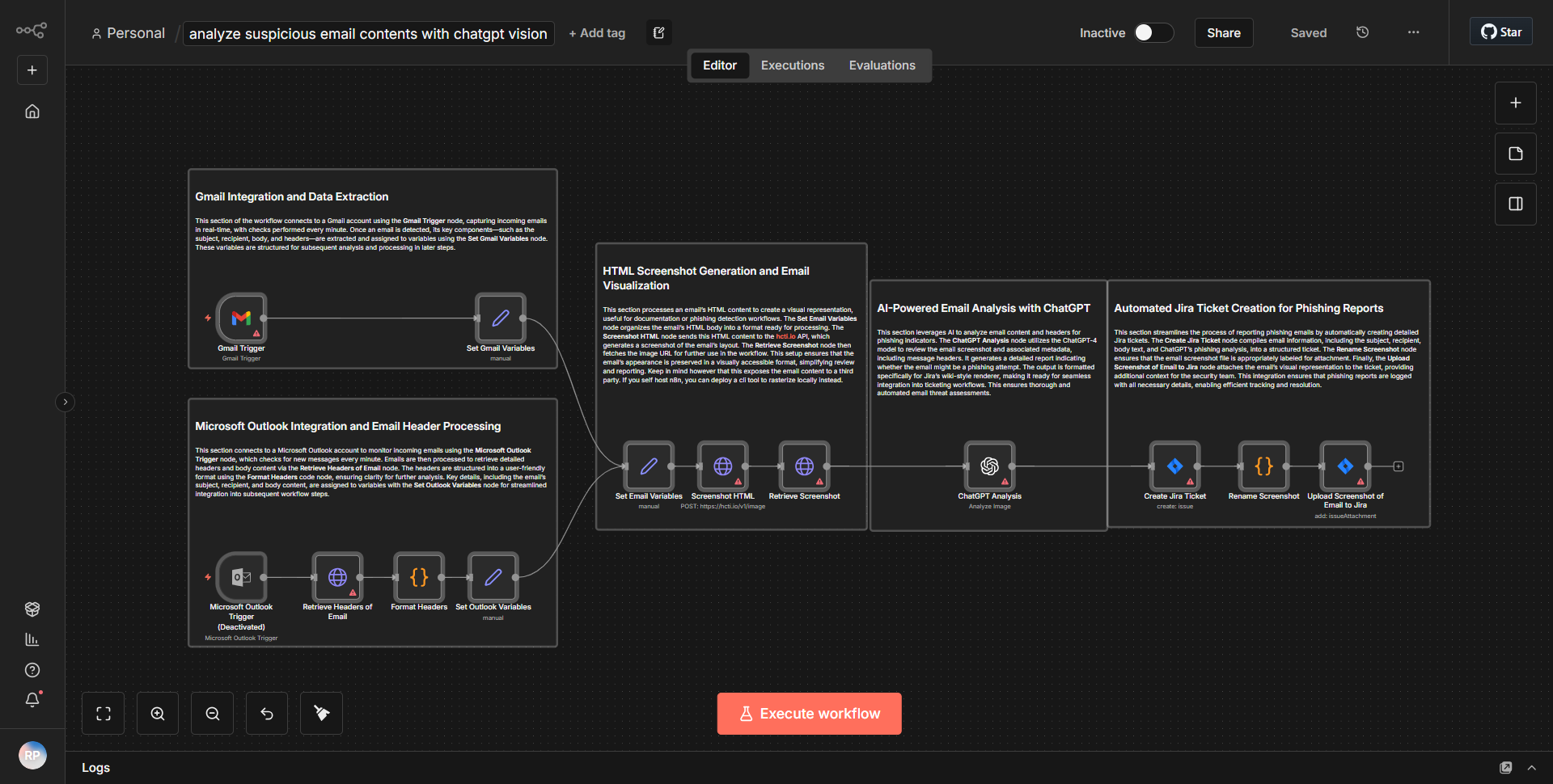 Examine Potentially Malicious Email Content Using ChatGPT Vision