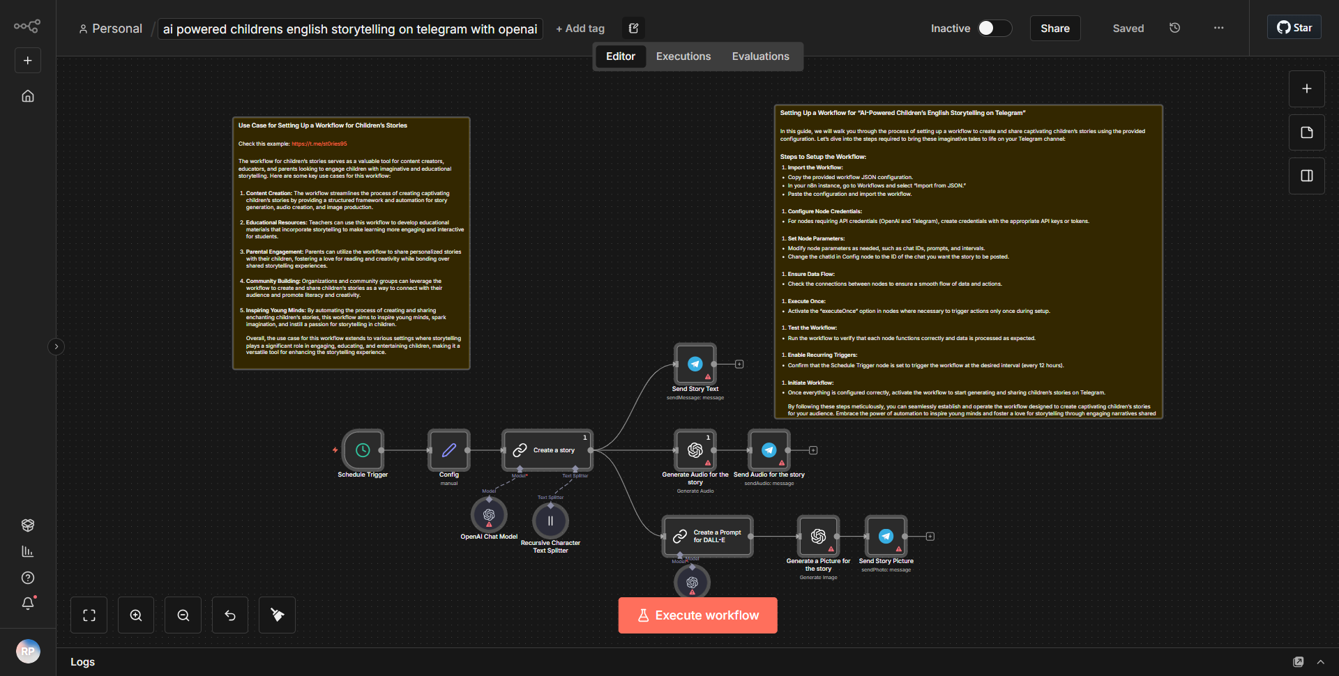 OpenAI-Driven English Storytelling for Kids on Telegram Using AI