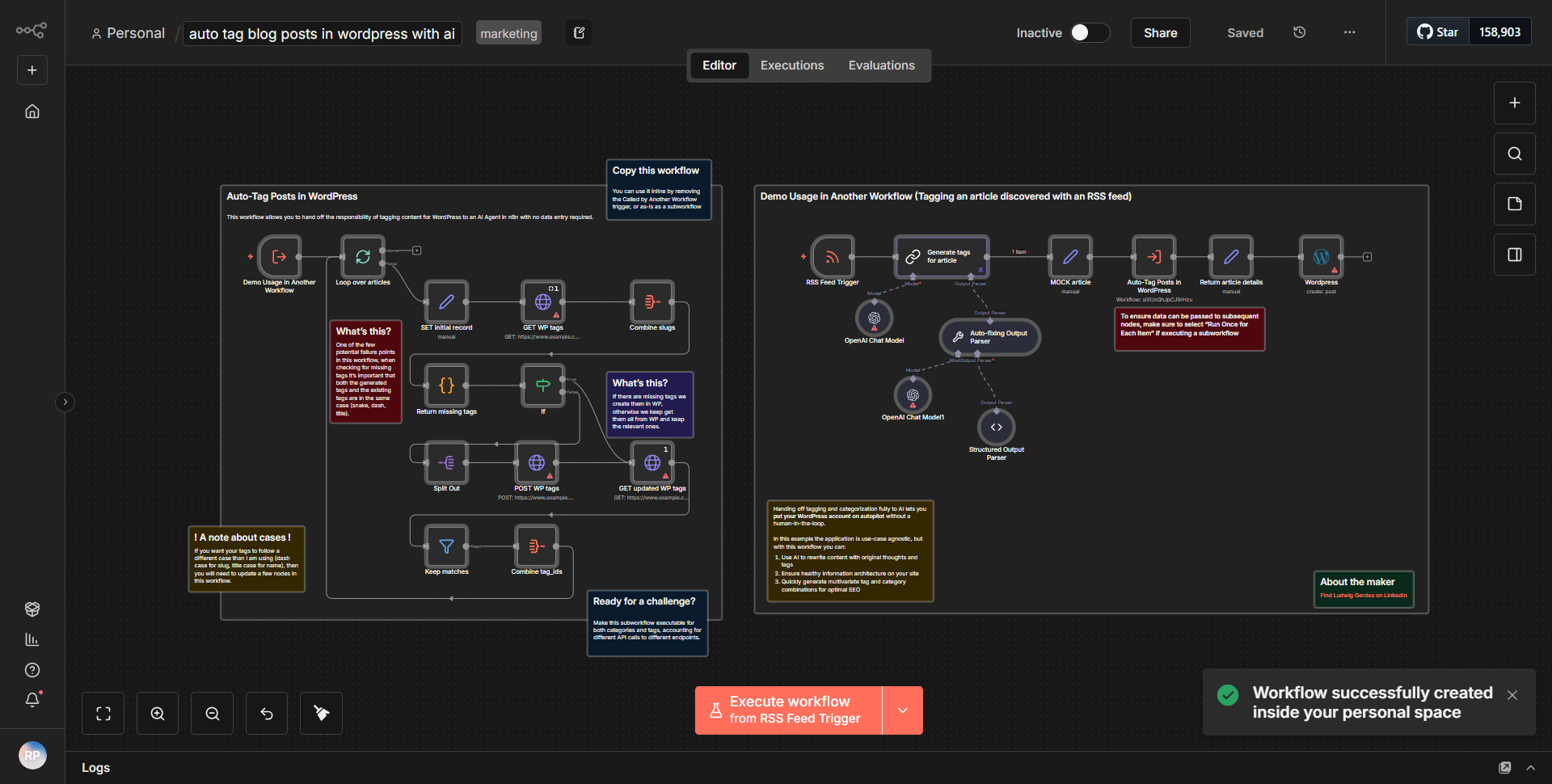 Automatically Tag WordPress Blog Articles Using AI