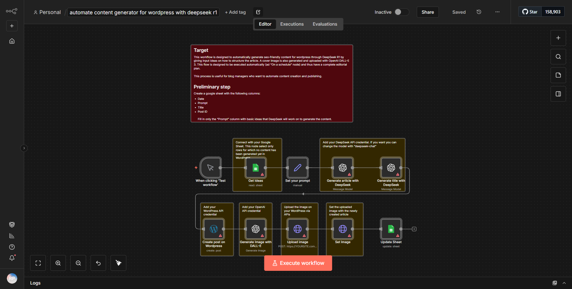 WordPress Content Generation Automation Using DeepSeek R1