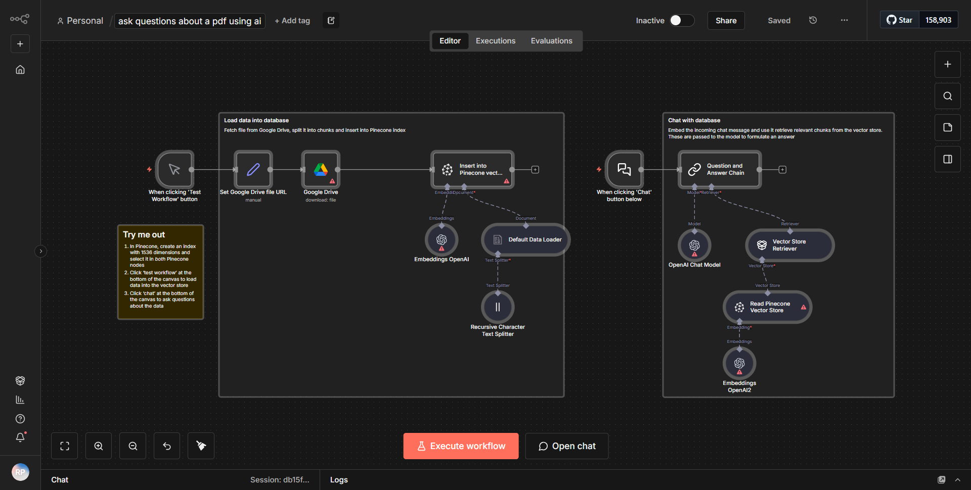 Inquire about a PDF utilizing AI