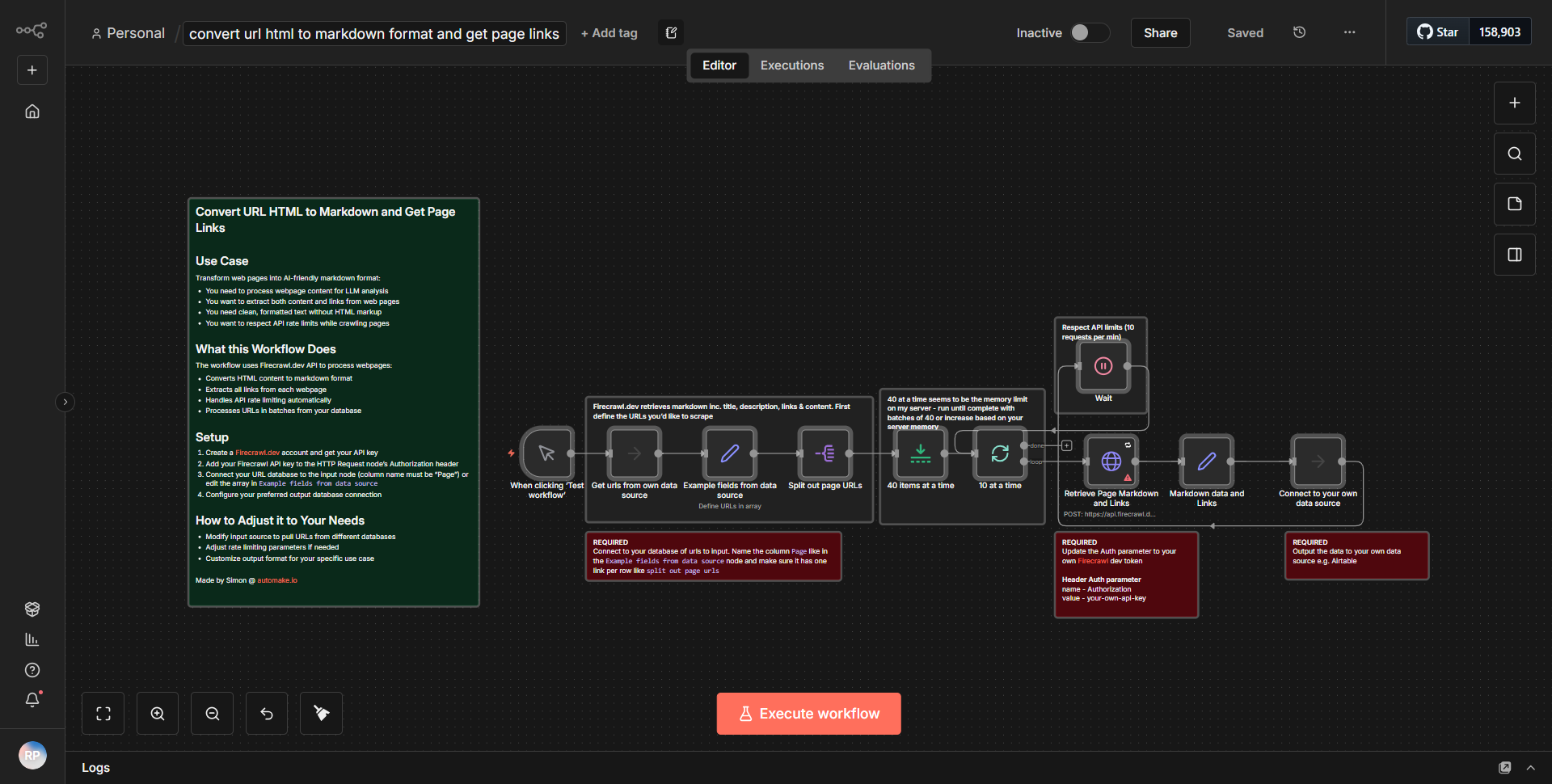 Transform HTML URLs into Markdown Format and Retrieve Page Links
