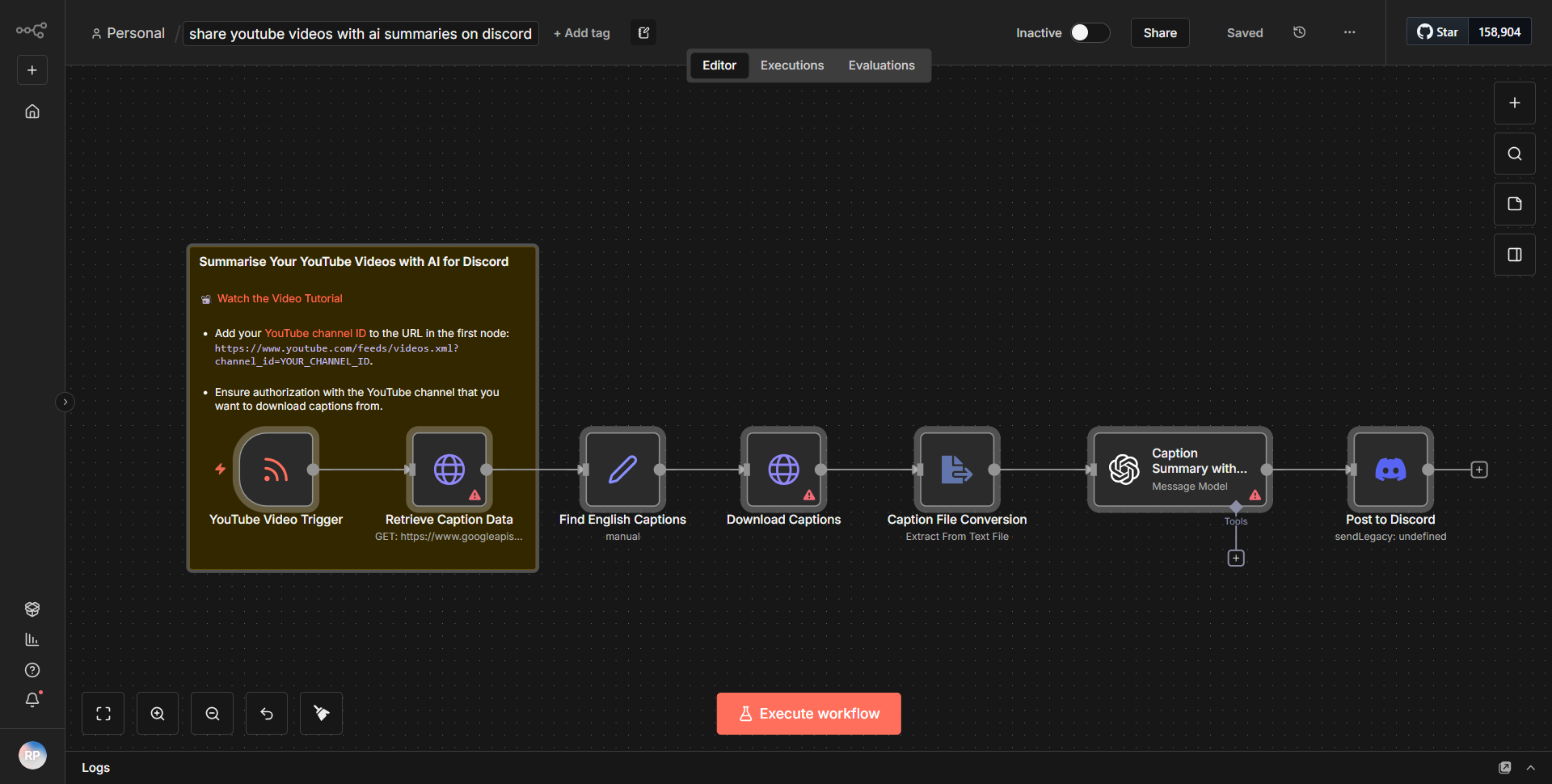 Distribute YouTube Videos with AI-generated Summaries on Discord
