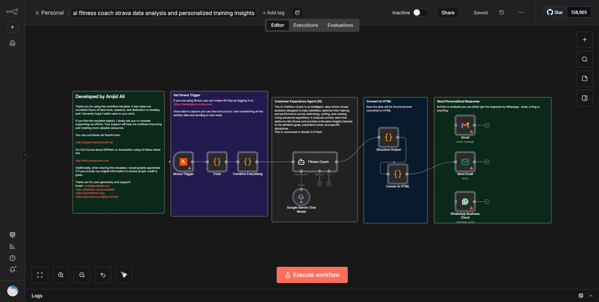 AI Fitness Trainer Strava Data Evaluation and Customized Training Recommendations