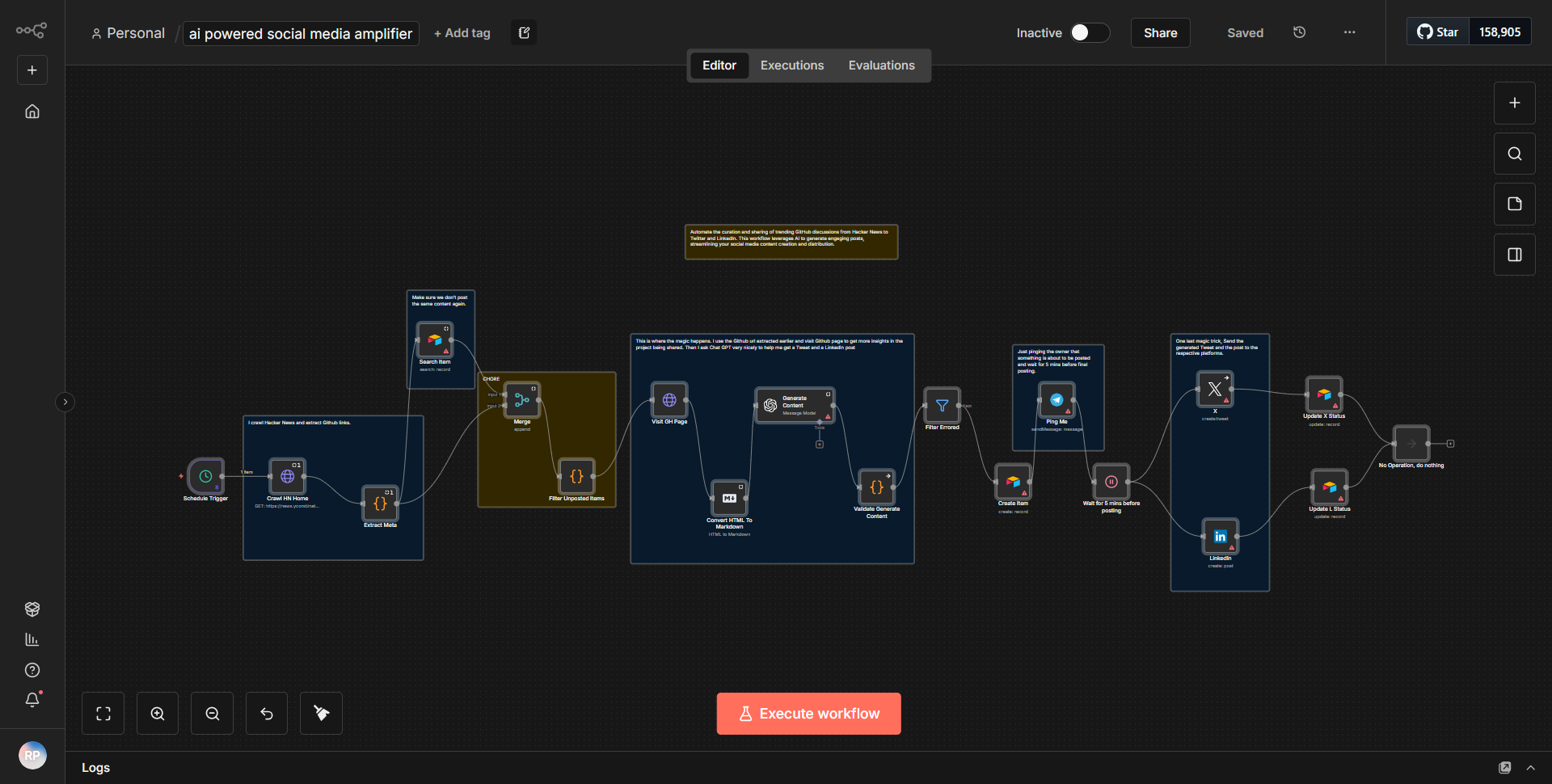 AI-Enhanced Social Media Booster
