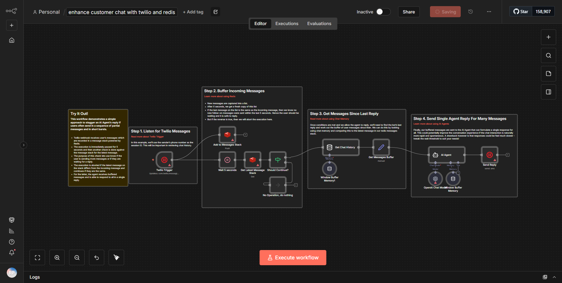 Improve Customer Communication using Twilio and Redis