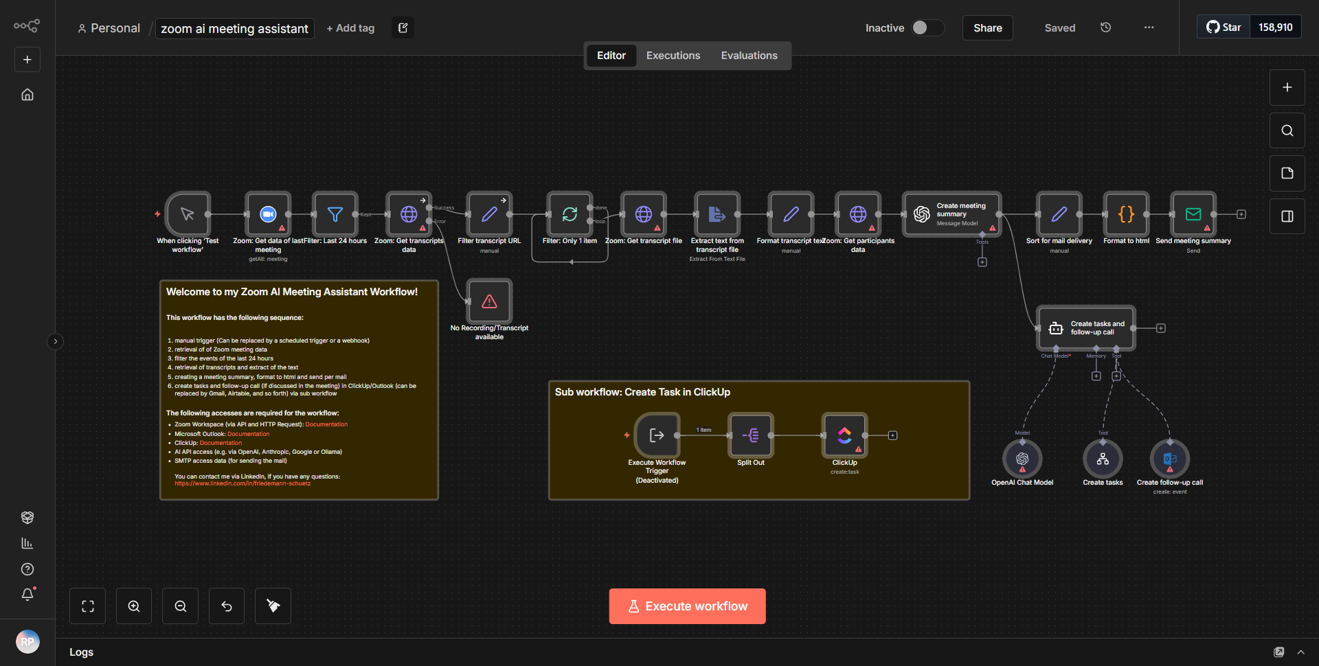 Zoom AI Meeting Helper