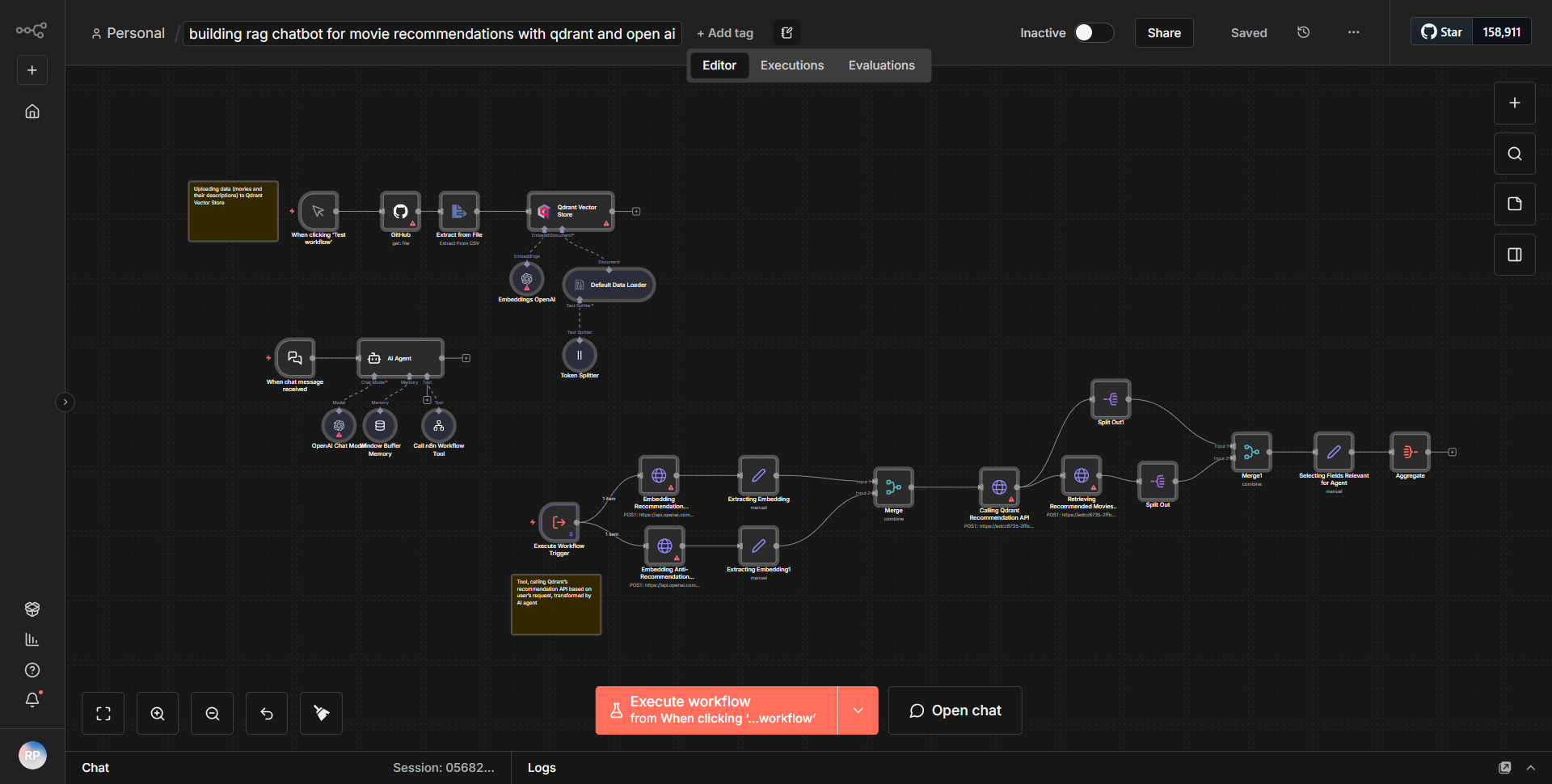 Creating a RAG Chatbot for Film Suggestions Utilizing Qdrant and OpenAI