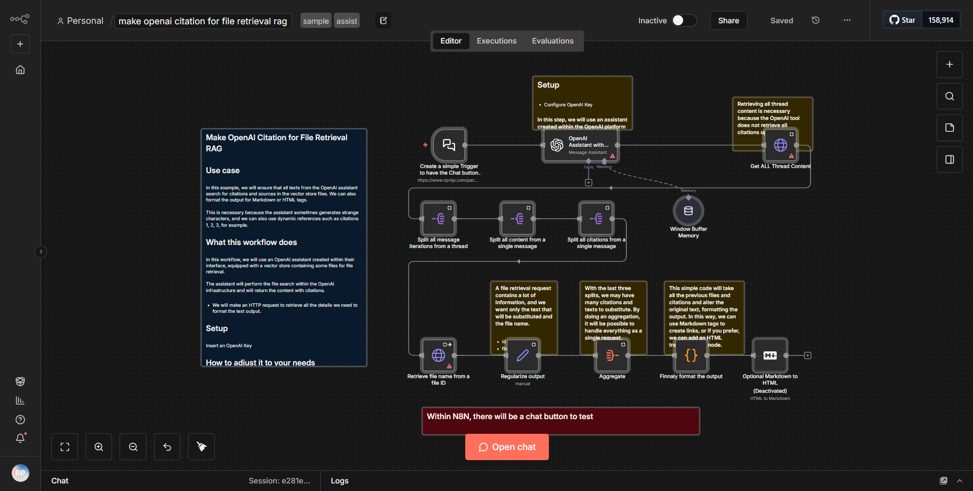 Generate OpenAI Citation for RAG File Retrieval