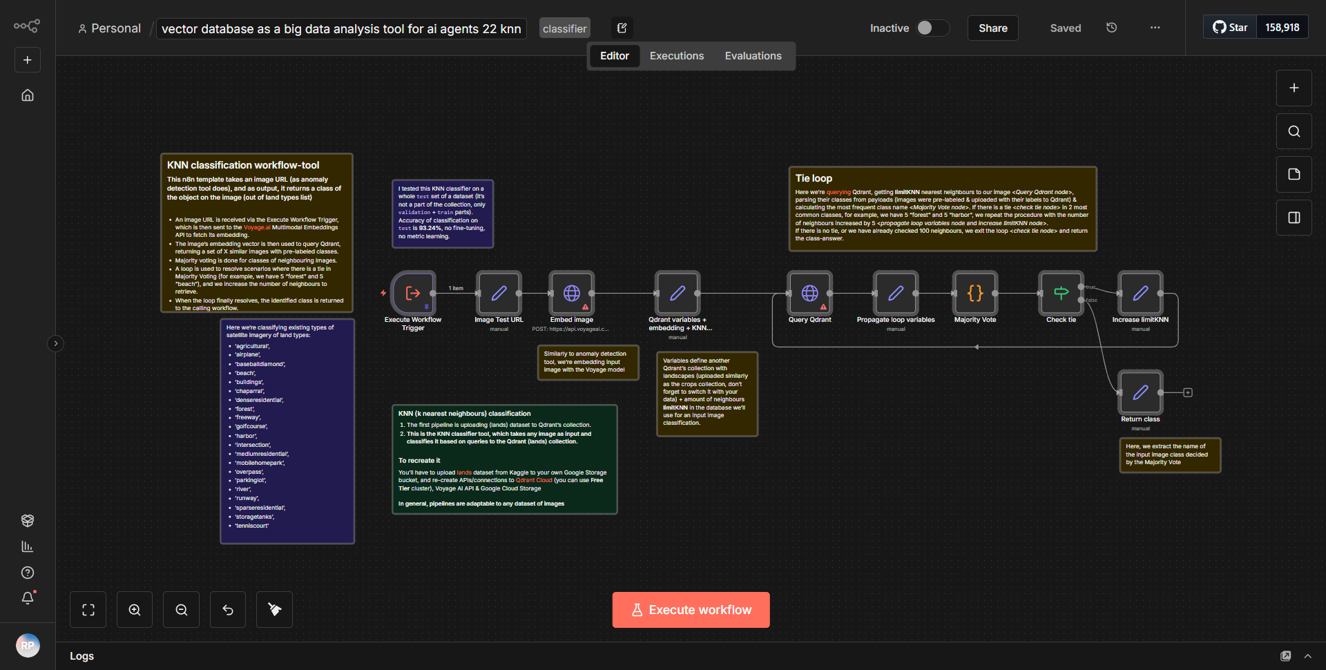 Vector Database as an Analytical Tool for Big Data in AI Agents [2/2 KNN]