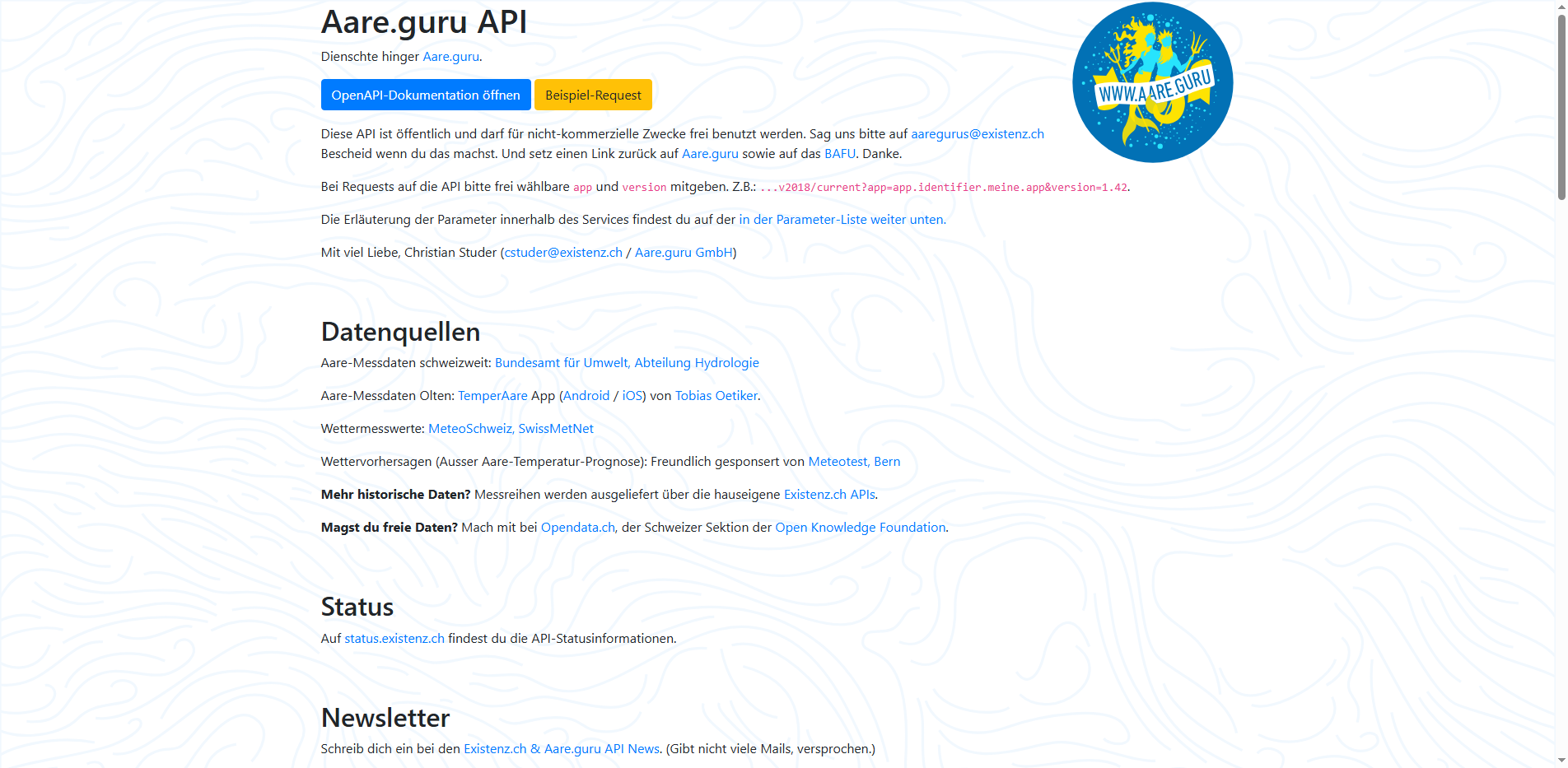 Aare.guru API