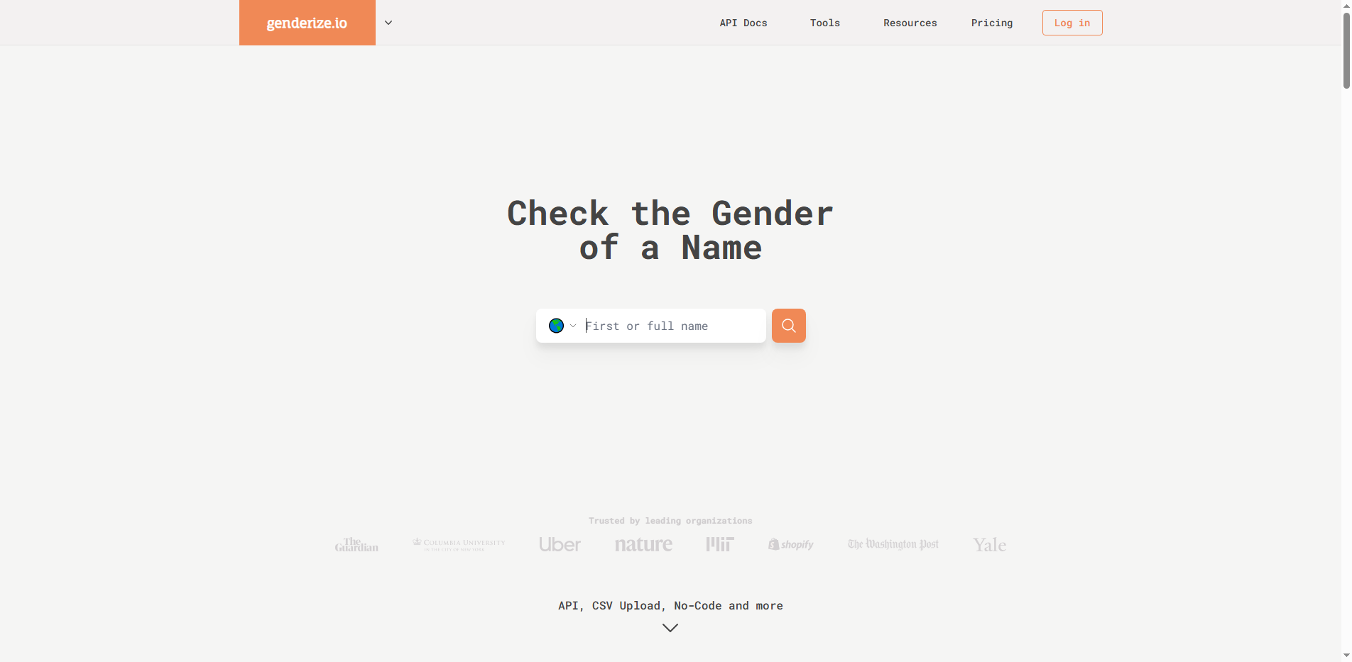 Genderize.io